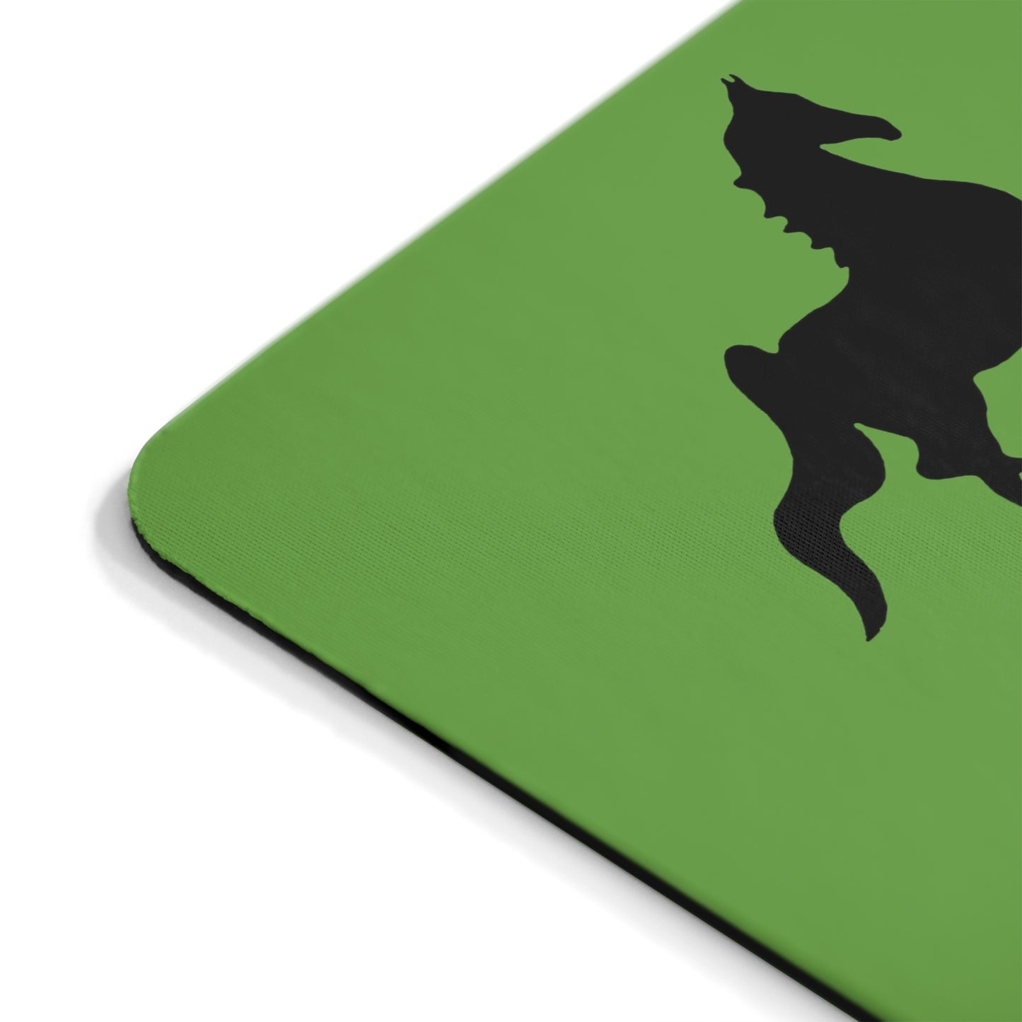 Mousepad Green with Black Saddlebred Print - AdeleEmbroidery
