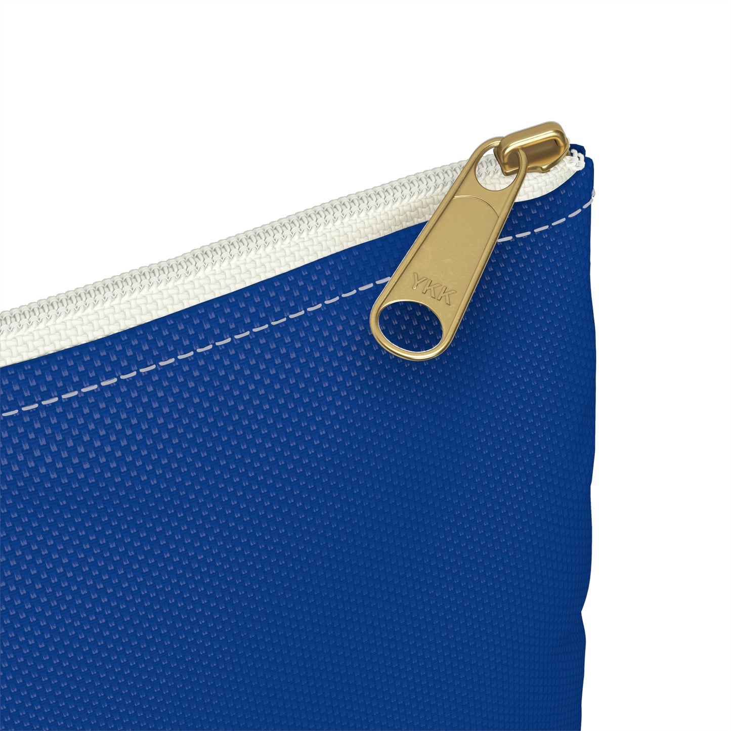 Accessory Pouch Blue with Saddlebred Print both sides - AdeleEmbroidery