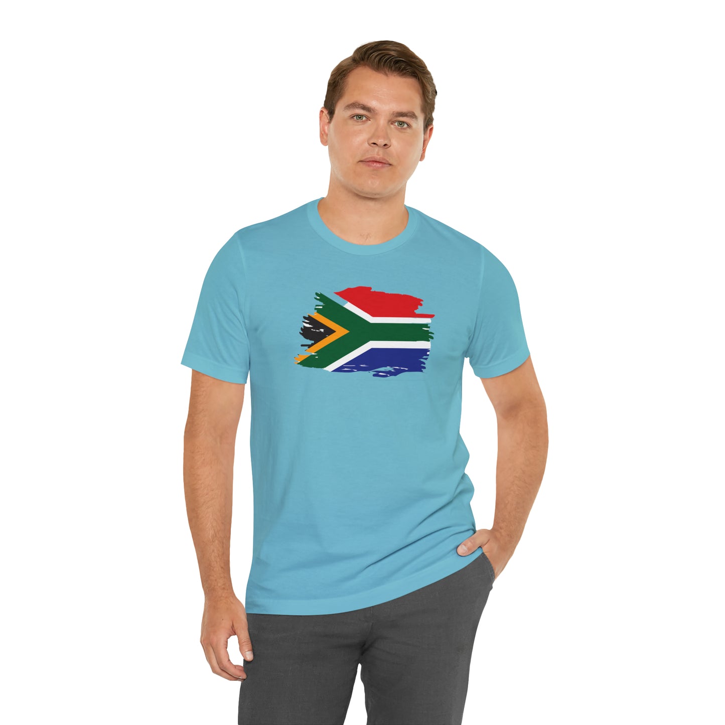 SA Flag Unisex Jersey Short Sleeve Tee