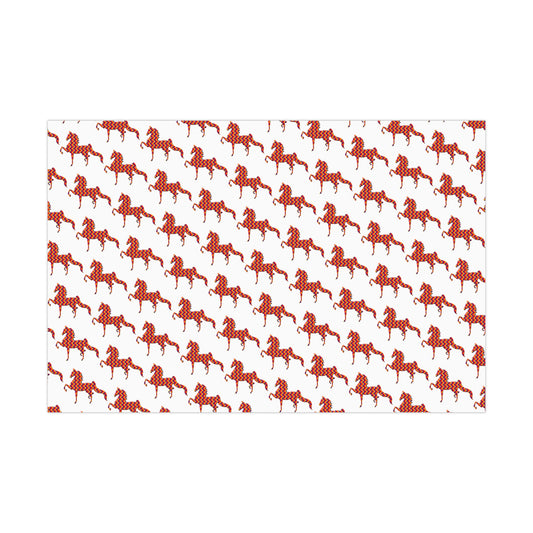 Saddlebred Gift Wrap Papers - AdeleEmbroidery