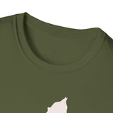 Saddlebred Printed Men's Fitted Short Sleeve Tee - AdeleEmbroidery