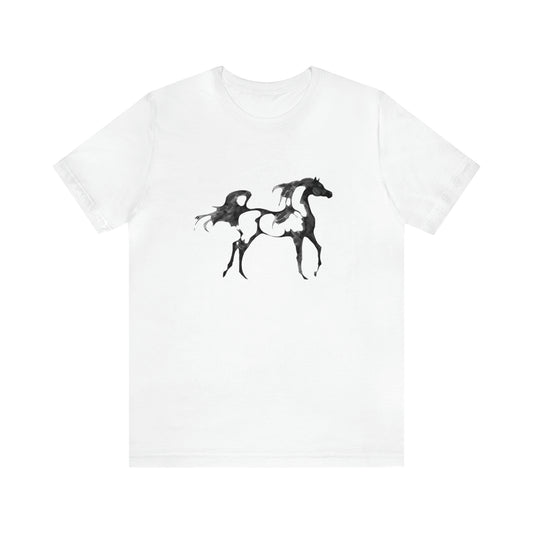 Copy of Unisex Jersey Short Sleeve Tee Arabian Horse Print - AdeleEmbroidery