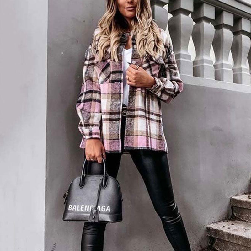 Long Plaid Shirt