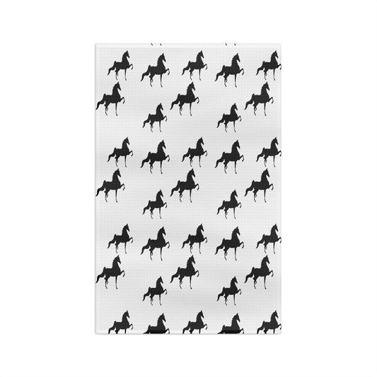 Saddlebred Printed Soft Tea Towel - AdeleEmbroidery
