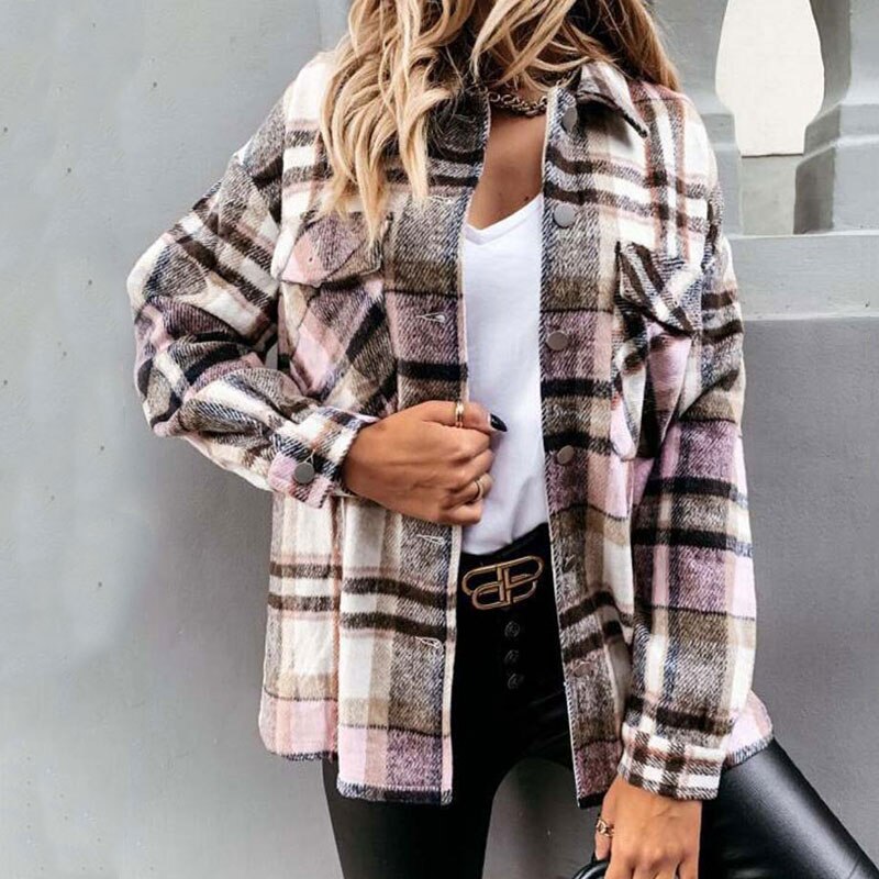 Long Plaid Shirt