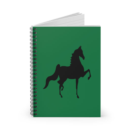 Spiral Notebook - Ruled Line Saddlebred Print - AdeleEmbroidery
