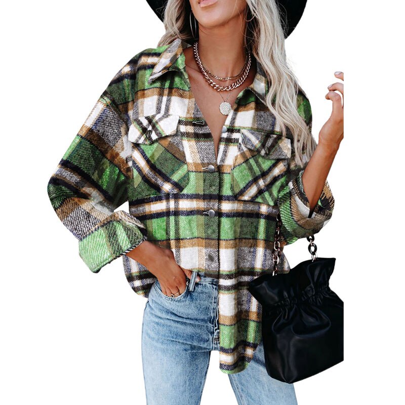 Long Plaid Shirt