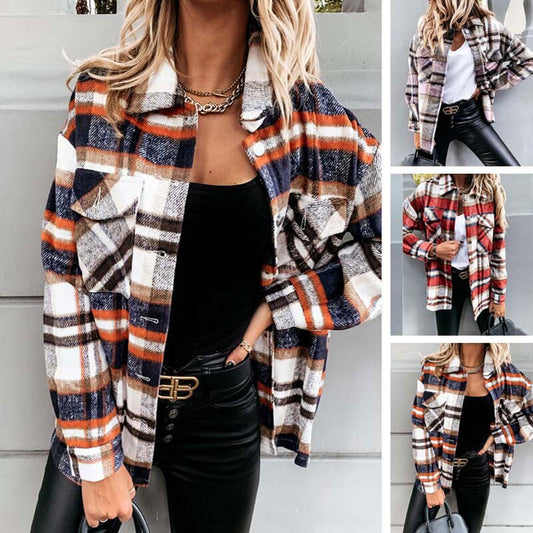 Long Plaid Shirt