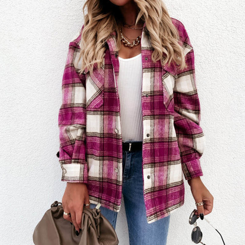 Long Plaid Shirt