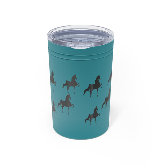 Saddlebred Print Vacuum Tumbler & Insulator, 11oz. - AdeleEmbroidery