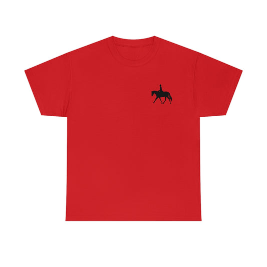 English Rider Print Unisex Heavy Cotton Tee - AdeleEmbroidery