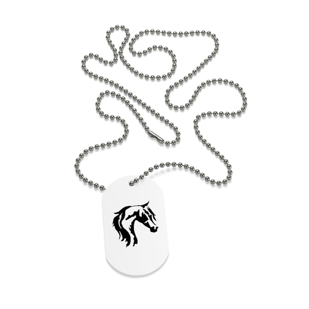 Dog Tag Horse Head - AdeleEmbroidery