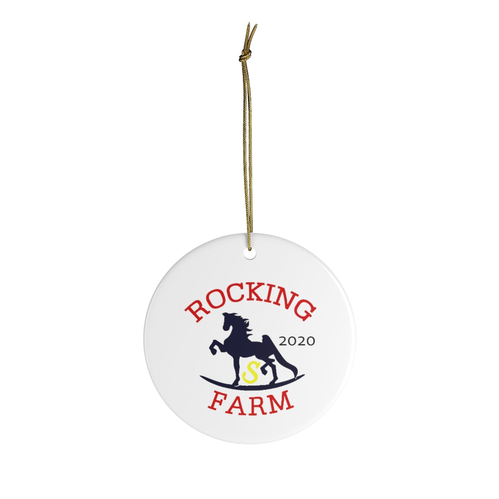 Rocking S Farm Ornaments - AdeleEmbroidery