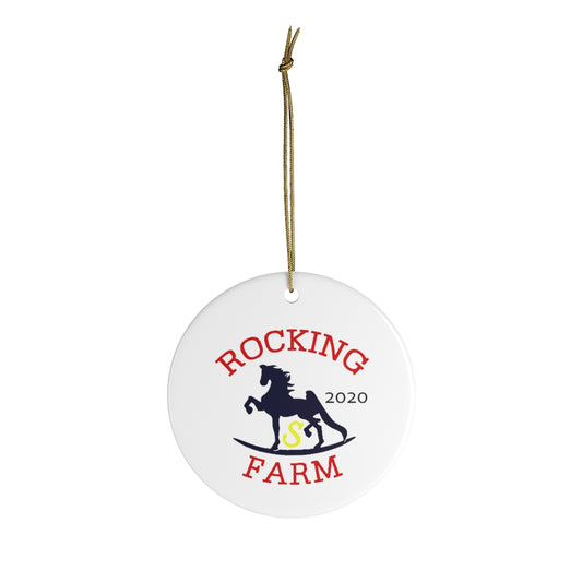 Rocking S Farm Ornaments - AdeleEmbroidery