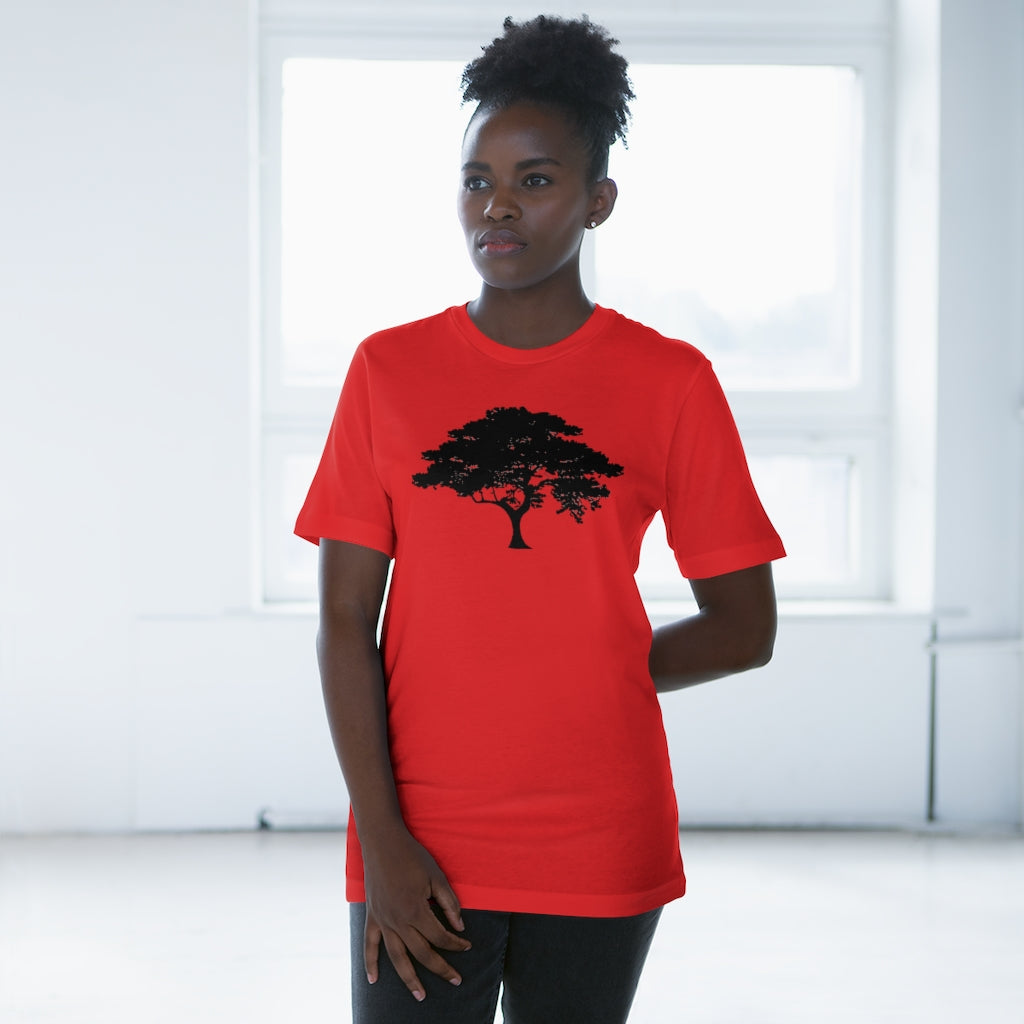 Tree Print Unisex Deluxe T-shirt - AdeleEmbroidery