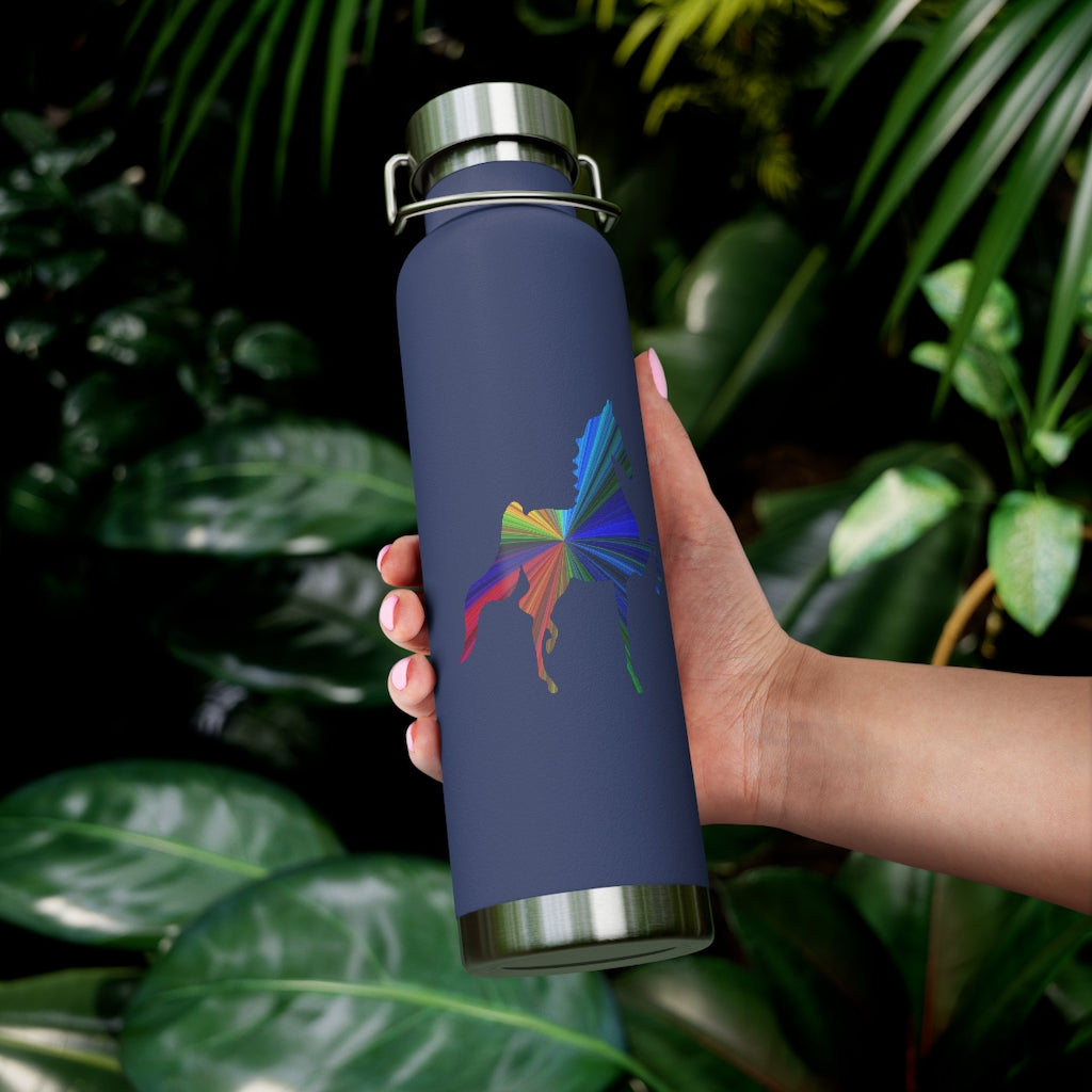 Saddlebred Print 22oz Vacuum Insulated Bottle - AdeleEmbroidery