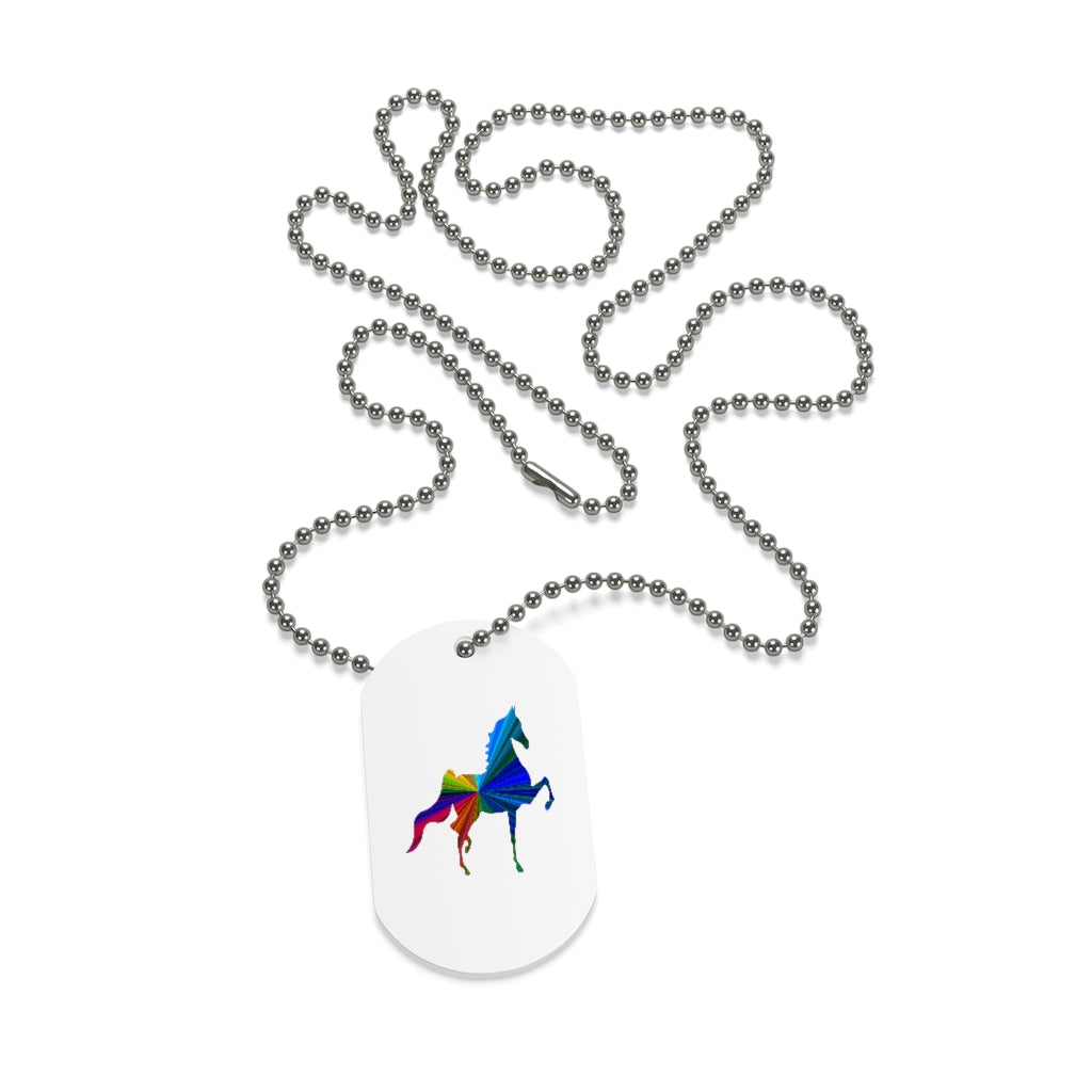 Dog Tag Multi Color Saddlebred - AdeleEmbroidery