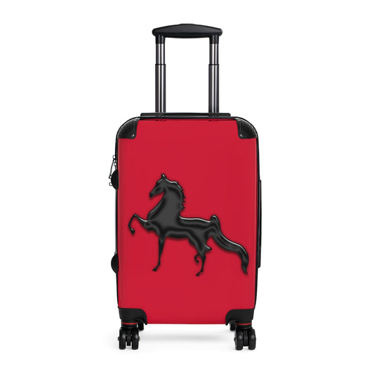 Saddlebred Cabin Suitcase - AdeleEmbroidery