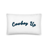 Cowboy Up printed Pillow - AdeleEmbroidery