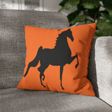 Saddlebred Print Spun Polyester Square Pillow Case - AdeleEmbroidery