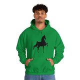 Unisex Heavy Blend™ Hooded Sweatshirt Front Print Saddlebred