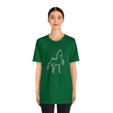 Unisex Jersey Short Sleeve Tee Saddlebred Print