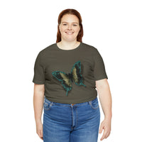 Unisex Jersey Short Sleeve Tee with Butterfly Print