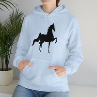 Unisex Heavy Blend™ Hooded Sweatshirt Front Print Saddlebred