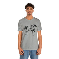 Unisex Jersey Short Sleeve Tee Arabian Horse Print