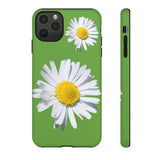 Tough Cases with Daisy Print - AdeleEmbroidery