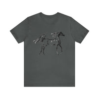 Unisex Jersey Short Sleeve Tee Arabian Horse Print