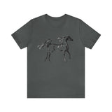 Unisex Jersey Short Sleeve Tee Arabian Horse Print