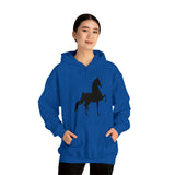 Unisex Heavy Blend™ Hooded Sweatshirt Front Print Saddlebred