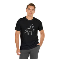 Unisex Jersey Short Sleeve Tee Saddlebred Print