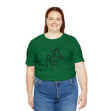 Unisex Jersey Short Sleeve Tee with Horse Print