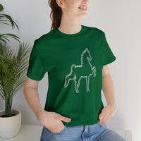 Unisex Jersey Short Sleeve Tee Saddlebred Print