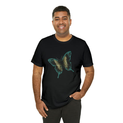 Unisex Jersey Short Sleeve Tee with Butterfly Print