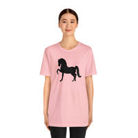 Unisex Jersey Short Sleeve Tee with Front Morgan Horse Print