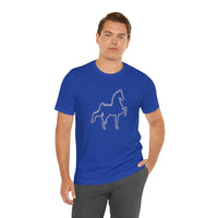 Unisex Jersey Short Sleeve Tee Saddlebred Print