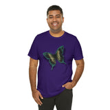 Unisex Jersey Short Sleeve Tee with Butterfly Print