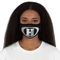 Haskell Fitted Polyester Face Mask Black