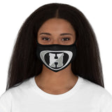 Haskell Fitted Polyester Face Mask Black