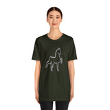 Unisex Jersey Short Sleeve Tee Saddlebred Print