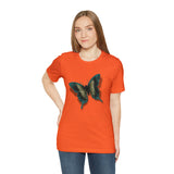 Unisex Jersey Short Sleeve Tee with Butterfly Print