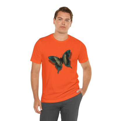 Unisex Jersey Short Sleeve Tee with Butterfly Print