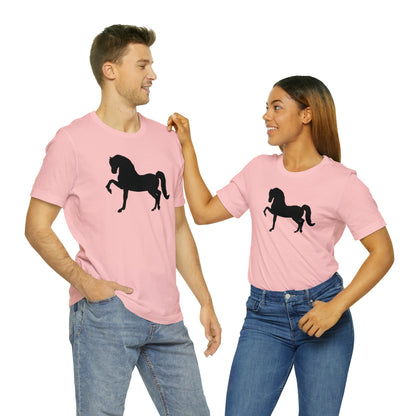 Unisex Jersey Short Sleeve Tee with Front Morgan Horse Print