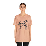 Unisex Jersey Short Sleeve Tee Arabian Horse Print