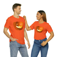 Unisex Jersey Short Sleeve Tee with Pumpkin Print