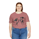 Unisex Jersey Short Sleeve Tee Arabian Horse Print