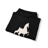 Unisex Heavy Blend™ Hooded Sweatshirt Front Print Saddlebred